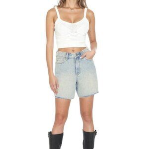 Forever 21 Crochet Sweater Knit Cami White Size S